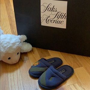 Polo Ralph Lauren Boy’s Rugby Fleece Slipper Shoe